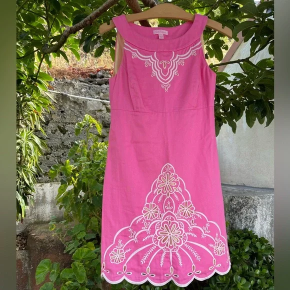 Lilly Pulitzer Jacqueline Cotton Sheath Dress - Picture 5 of 11